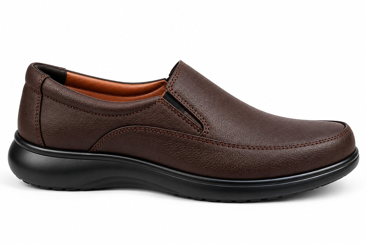 Premium Classic Brown Slip-On Shoes