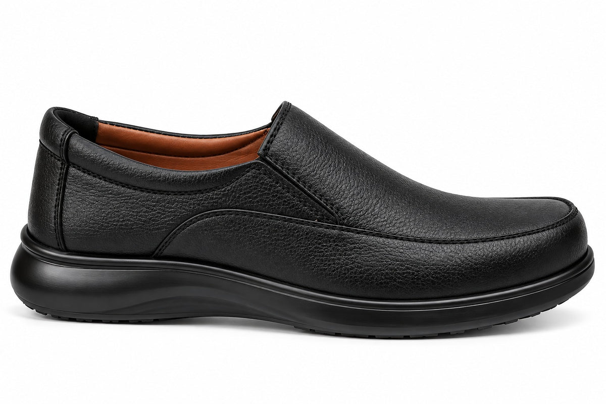 Premium Classic Black Slip-On Shoes