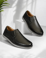 Premium Leather Formal Slip-On Shoes – Classic Black